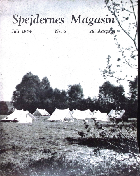Forside: Spejdernes Magasin 1944 årg  28 nr 6