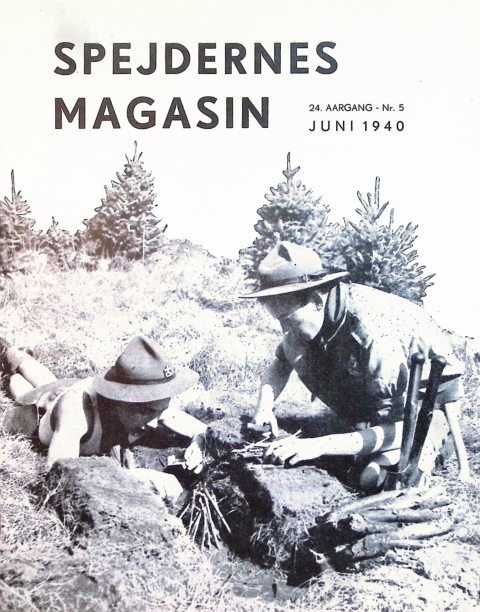 Forside: Spejdernes Magasin 1940 årg  24 nr 5