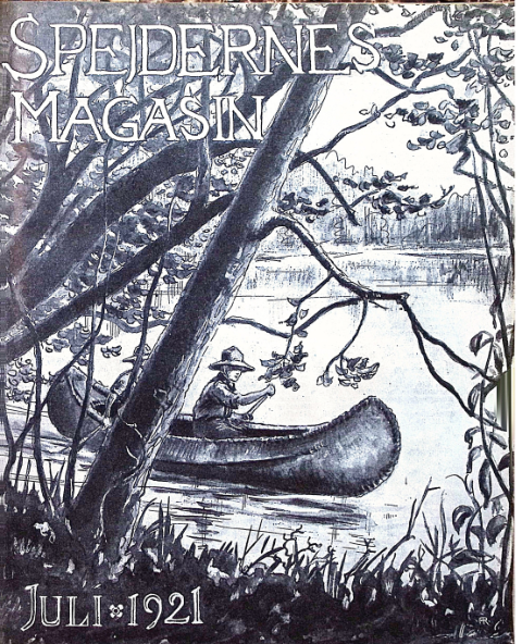 Forside: Spejdernes Magasin 1921 årg  5 nr 10