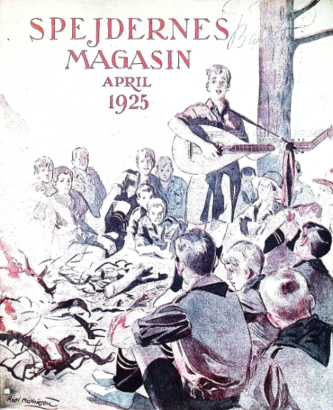 Forside: Spejdernes Magasin 1925 årg  9 nr 7