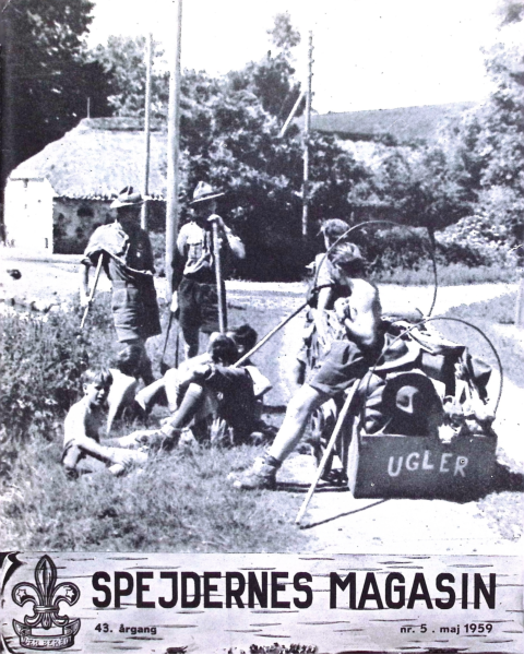 Forside: Spejdernes Magasin 1959 årg  43 nr 5