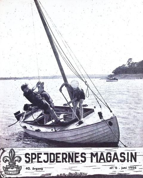 Forside: Spejdernes Magasin 1956 årg  40 nr 6