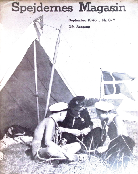 Forside: Spejdernes Magasin 1945 årg  29 nr 6-7