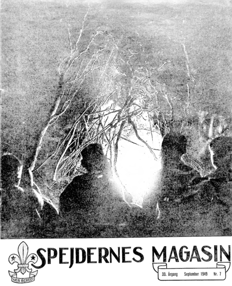 Forside: Spejdernes Magasin 1949 årg  33 nr 7