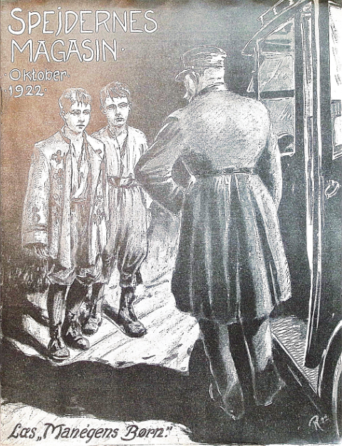 Forside: Spejdernes Magasin 1922 årg  7 nr 1