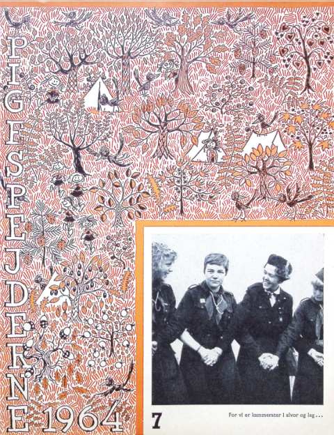 Forside: Pigespejderne 1964 årg 47 nr. 7