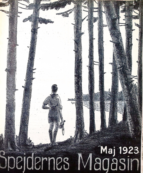 Forside: Spejdernes Magasin 1923 årg  7 nr 8