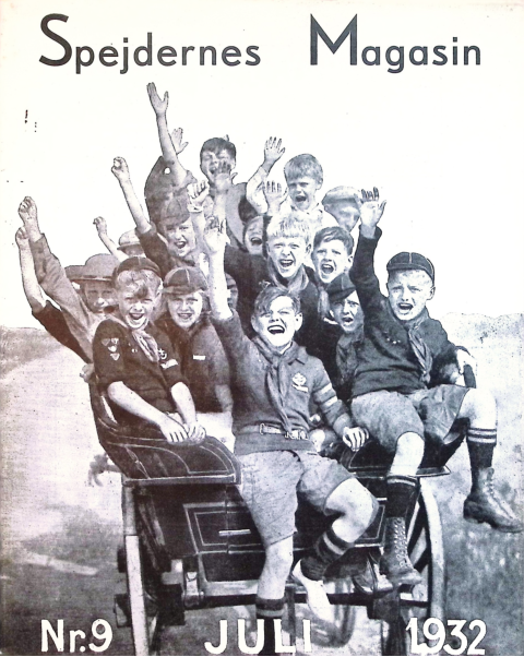 Forside: Spejdernes Magasin 1932 årg  16 nr 9