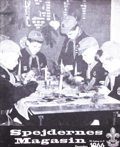Forside: Spejdernes Magasin 1966 årg  50 nr 9
