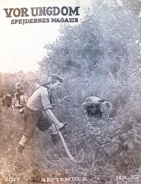 Forside: Spejdernes Magasin 1917 nr 12