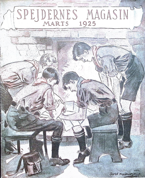 Forside: Spejdernes Magasin 1925 årg  9 nr 6