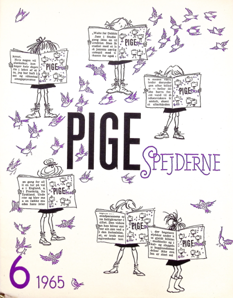 Forside: Pigespejderne 1965 årg 48 nr. 6