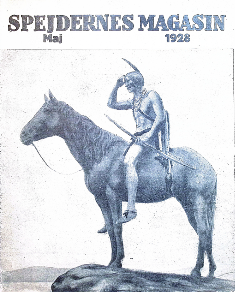 Forside: Spejdernes Magasin 1928 årg  12 nr 8