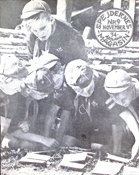 Forside: Spejdernes Magasin 1950 årg  34 nr 9