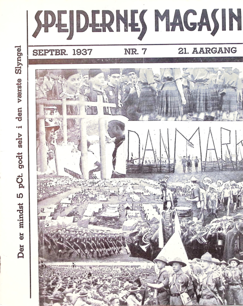 Forside: Spejdernes Magasin 1937 årg  21 nr 7