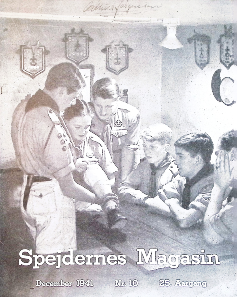 Forside: Spejdernes Magasin 1941 årg  25 nr 10
