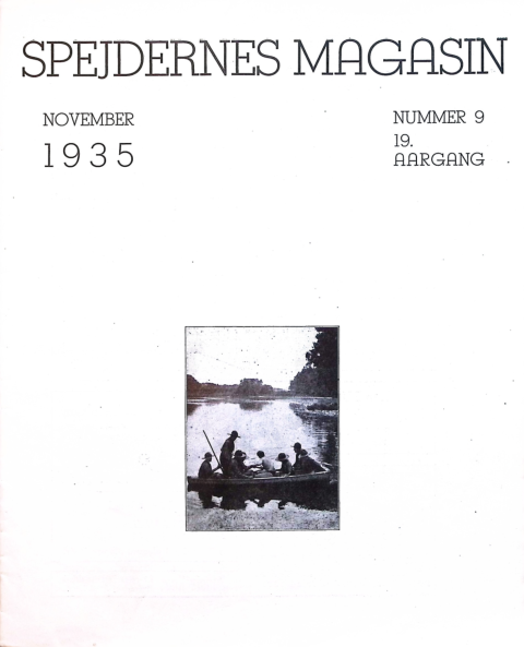 Forside: Spejdernes Magasin 1935 årg  19 nr 9