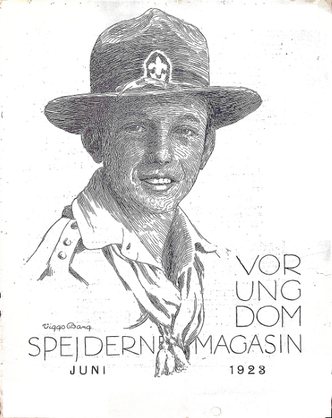 Forside: Spejdernes Magasin 1923 årg  7 nr 9