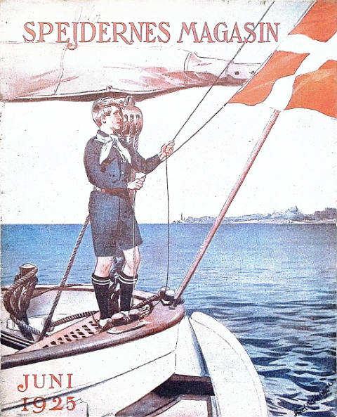 Forside: Spejdernes Magasin 1925 årg  9 nr 9
