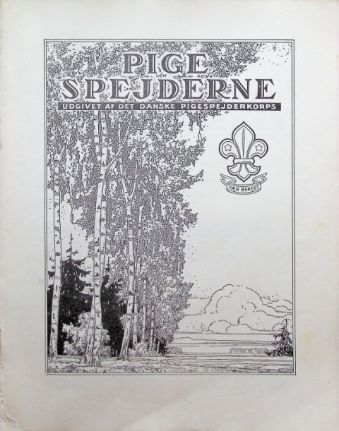 Forside: Pigespejderne 1927 årg 10 nr. 4
