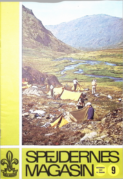 Forside: Spejdernes Magasin 1967 årg  51 nr 9