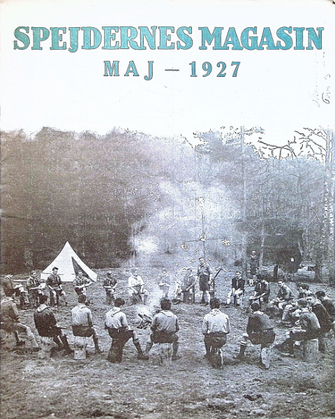 Forside: Spejdernes Magasin 1927 årg  11 nr 8