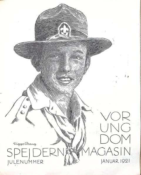 Forside: Spejdernes Magasin 1921 årg  5 nr 4
