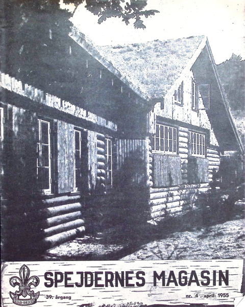 Forside: Spejdernes Magasin 1955 årg  39 nr 4
