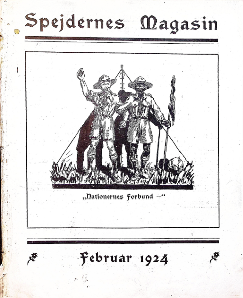 Forside: Spejdernes Magasin 1924 årg  8 nr 5
