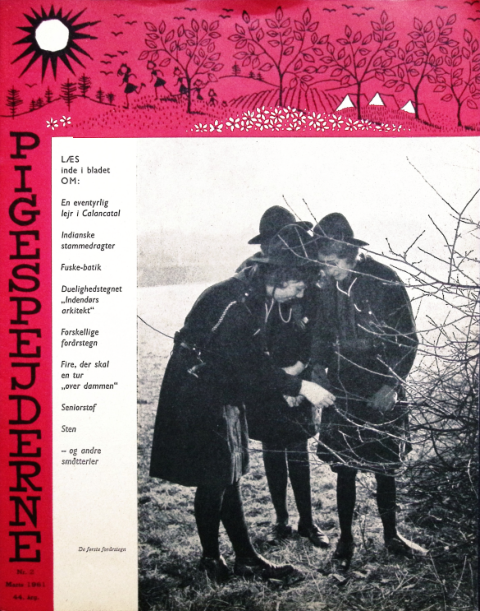 Forside: Pigespejderne 1961 årg 44 nr. 2