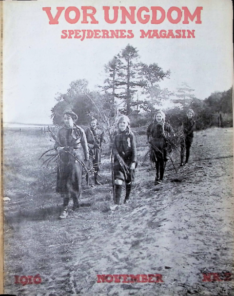 Forside: Spejdernes Magasin 1916 nr 2