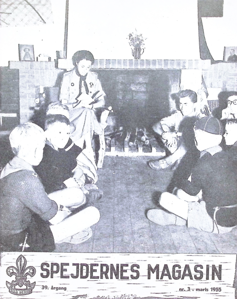 Forside: Spejdernes Magasin 1955 årg  39 nr 3