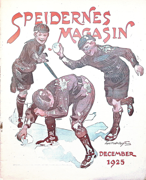 Forside: Spejdernes Magasin 1925 årg  10 nr 3