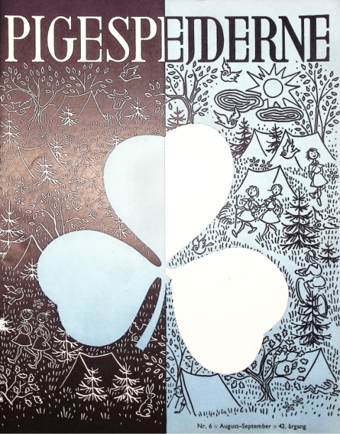 Forside: Pigespejderne 1959 årg 42 nr. 6
