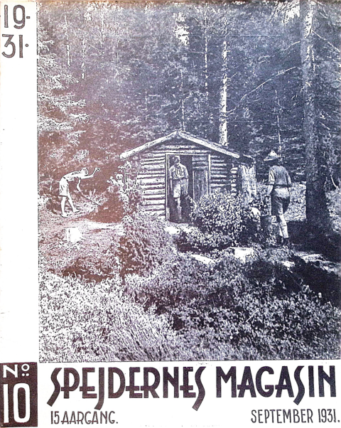 Forside: Spejdernes Magasin 1931 årg  15 nr 10