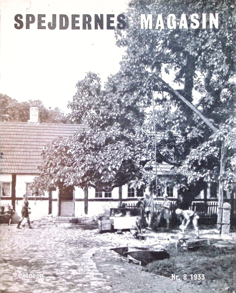 Forside: Spejdernes Magasin 1933 årg  17 nr 8