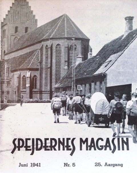 Forside: Spejdernes Magasin 1941 årg  25 nr 5