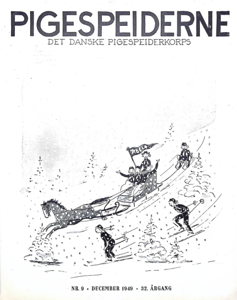Forside: Pigespejderne 1949 årg 32 nr. 9