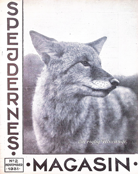 Forside: Spejdernes Magasin 1931 årg  16 nr 2