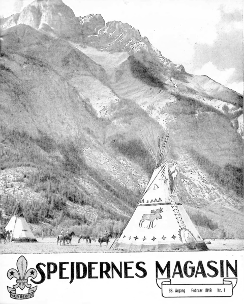Forside: Spejdernes Magasin 1949 årg  33 nr 1
