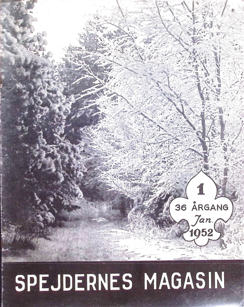 Forside: Spejdernes Magasin 1952 årg  36 nr 1