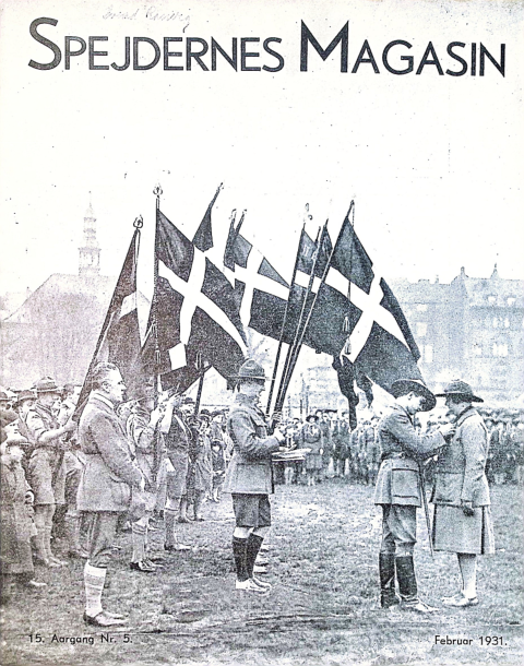 Forside: Spejdernes Magasin 1931 årg  15 nr 5