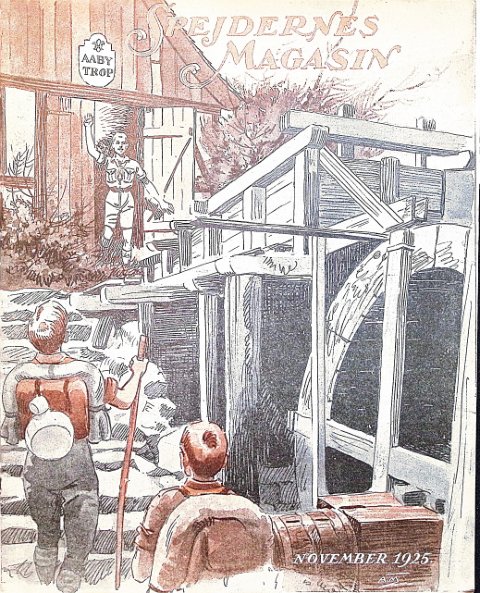 Forside: Spejdernes Magasin 1925 årg  10 nr 2