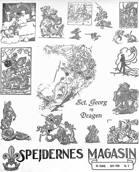 Forside: Spejdernes Magasin 1949 årg  33 nr 3