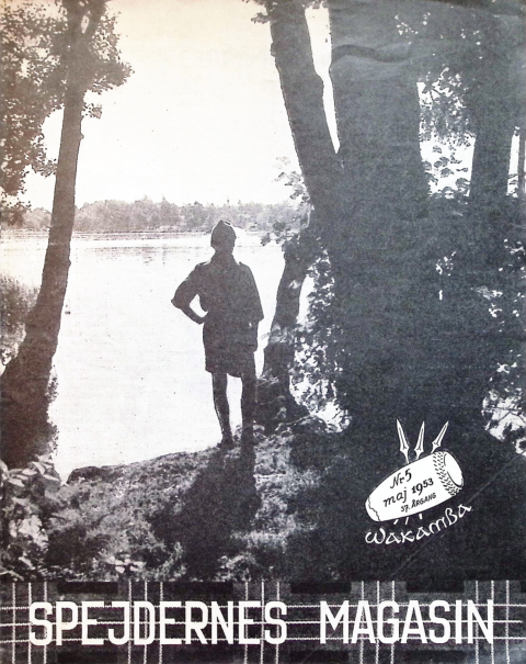 Forside: Spejdernes Magasin 1953 årg  37 nr 5