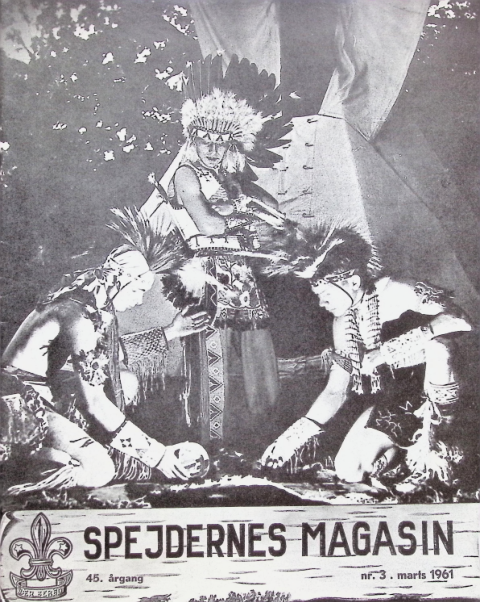 Forside: Spejdernes Magasin 1961 årg  45 nr 3