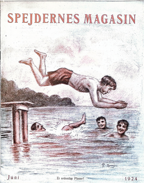 Forside: Spejdernes Magasin 1924 årg  8 nr 9