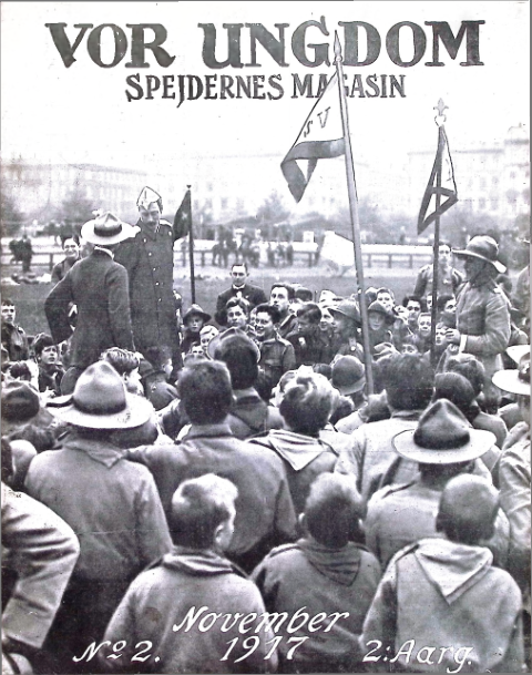 Forside: Spejdernes Magasin 1917 årg 2 nr 2