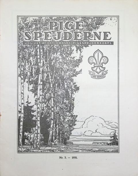 Forside: Pigespejderne 1931 årg 14 nr. 3