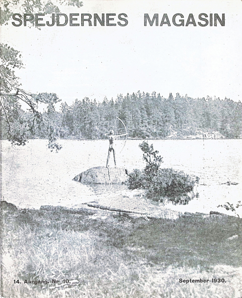 Forside: Spejdernes Magasin 1930 årg  14 nr 10